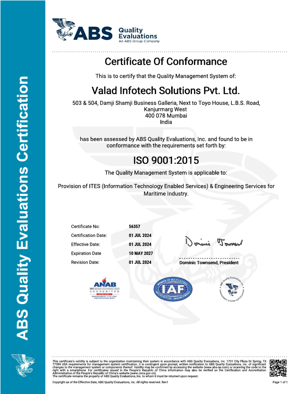 Our Clientele - Valad Infotech